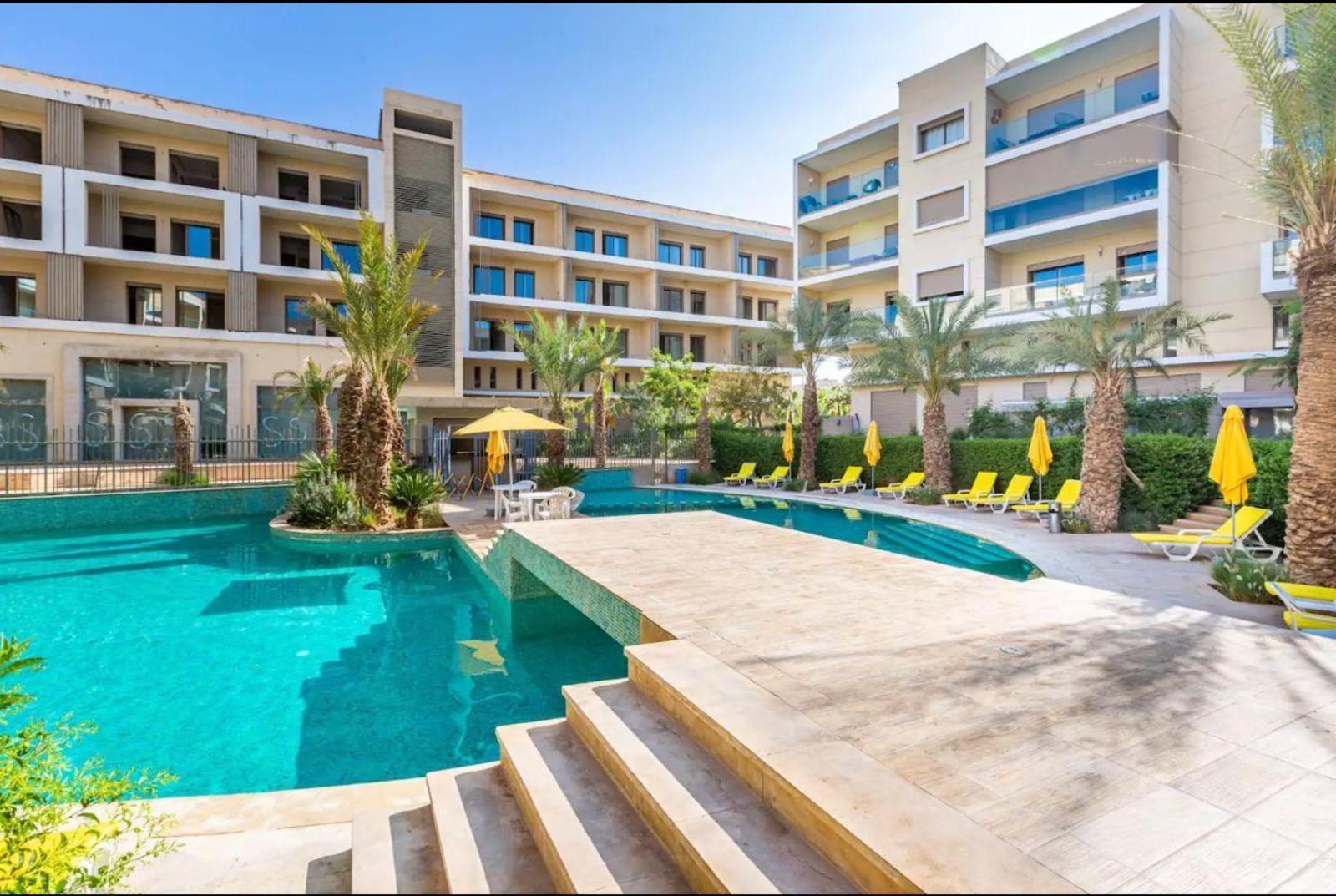 Appartement Luxueux Avec Piscine 10 Minutes Du Centre Ville Marrakesh Exterior photo